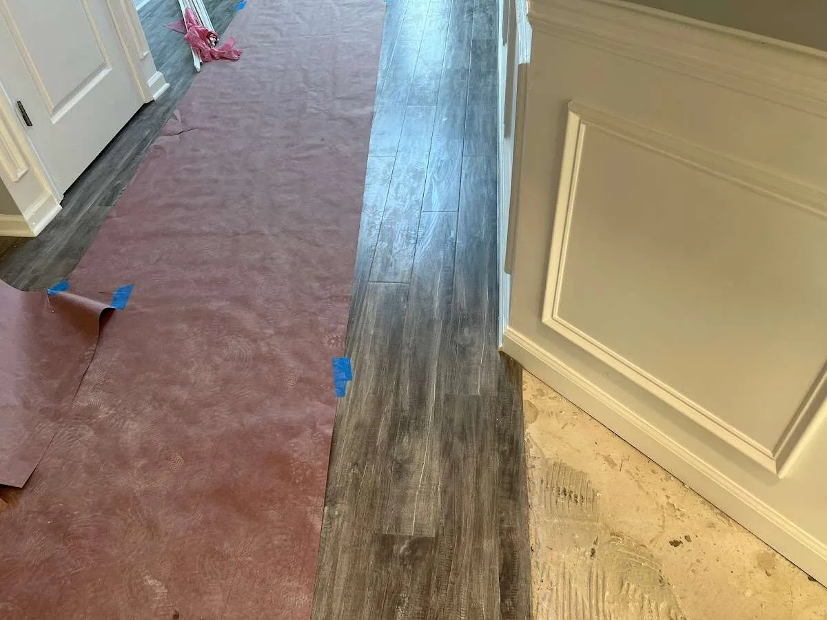 Completed marble shower restoration in Manvel